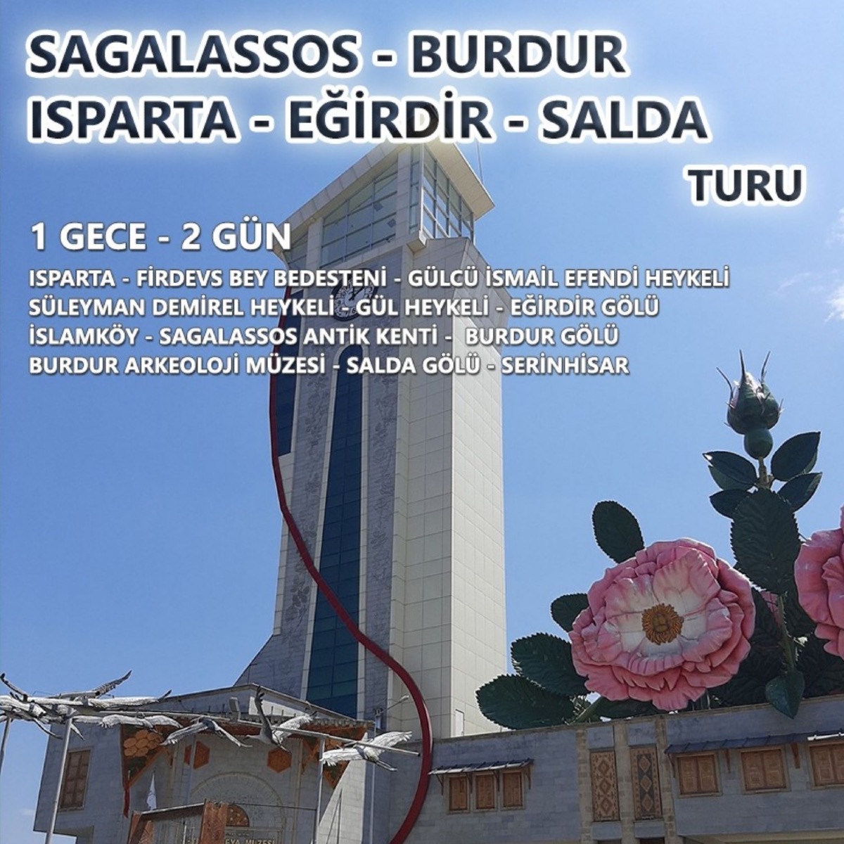 Isparta - Sagalassos - Salda Gölü Turu - Görsel